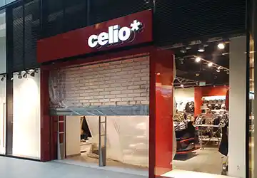 Celio – příprava provozovny