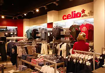 Celio – dokončená prodejna